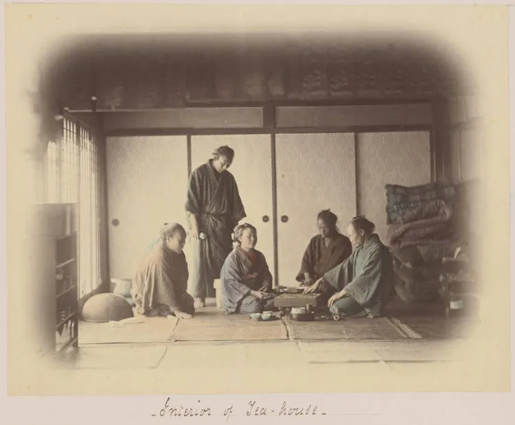 Inside a Japanese Tea House