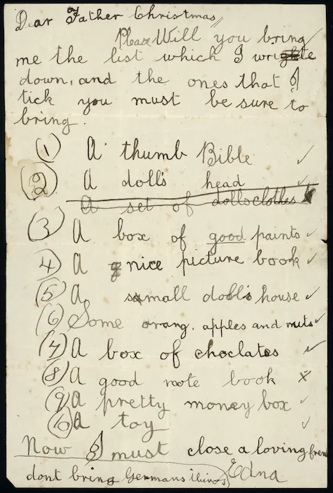 Letter to Father Christmas