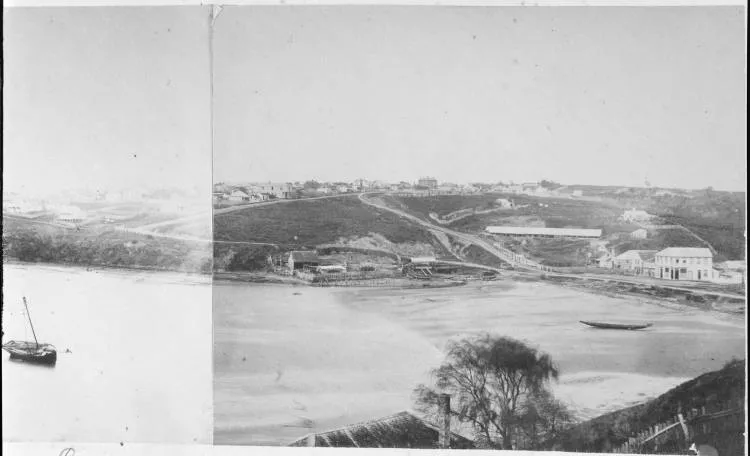 Mechanics Bay, Parnell, 1855