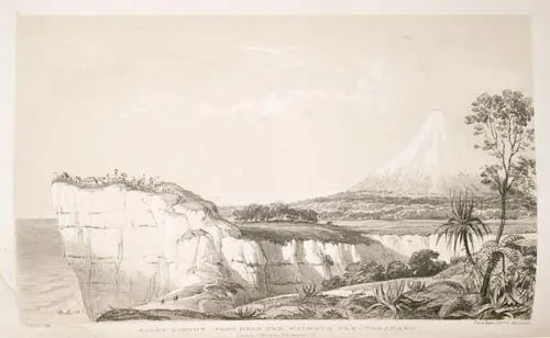 ‘Mount Egmont from near the Waimate Pah, Taranake’