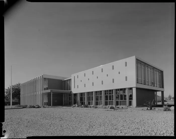 Gisborne District Council building, side view