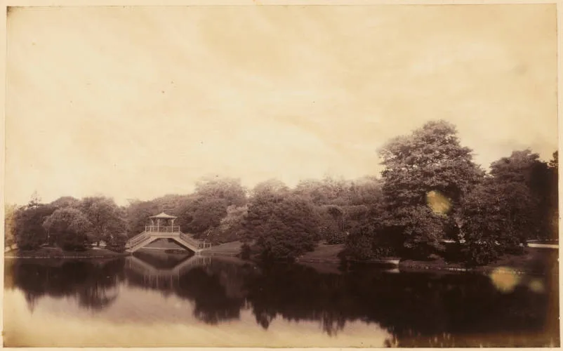 Prince's Park lake, Toxteth, Liverpool