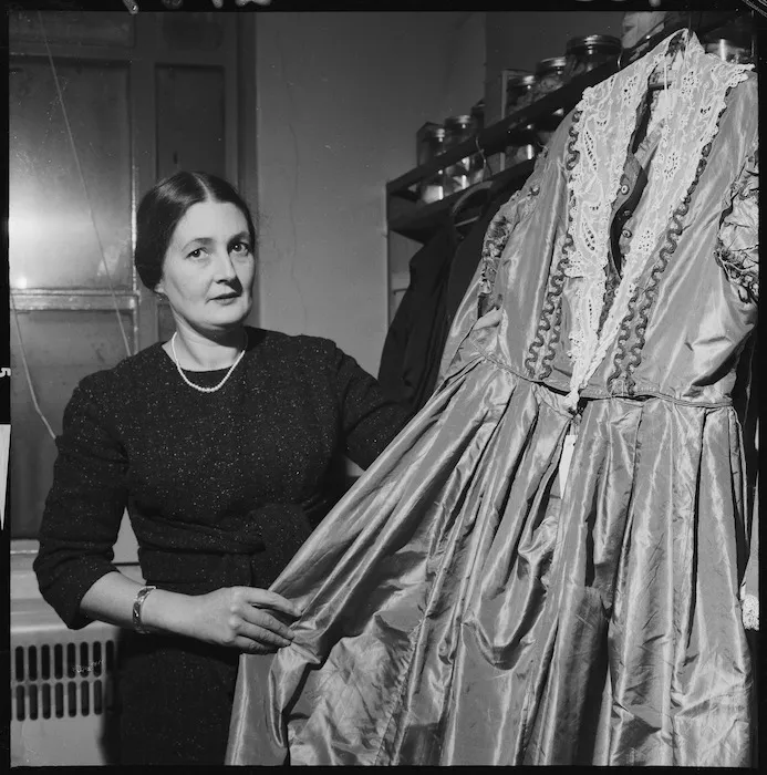 Nancy Adams, curator and artist, Dominion Museum, Wellington, New Zealand