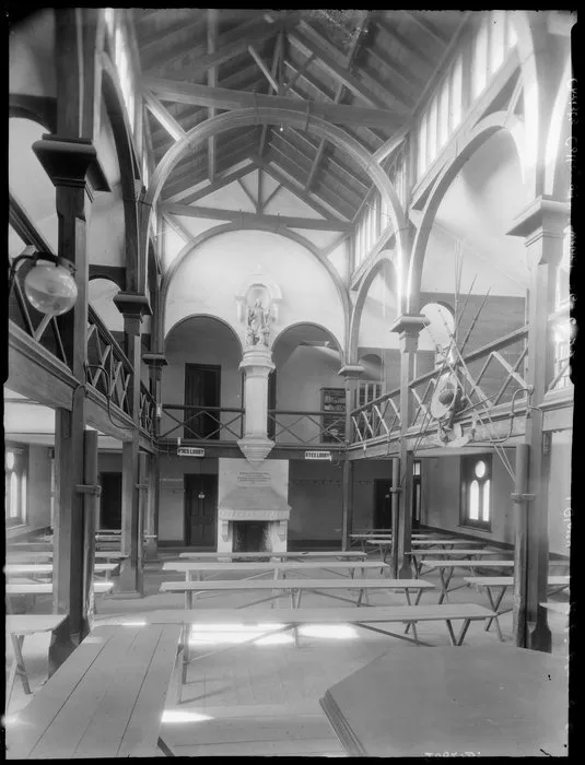 Dining and prep/homework room interior, Christ's College, Christchurch