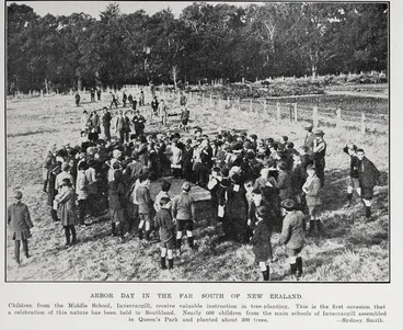 Arbor Day in the Far South Of New Zealand Image: Arbor Day in the Far South Of New Zealand