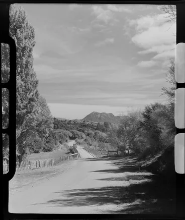 Image: Ruatoria, Gisborne District, showing Mount Hikurangi in the distance