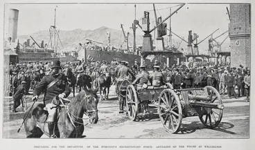 Image: Preparing for the departure of the Dominion's Expeditionary Force