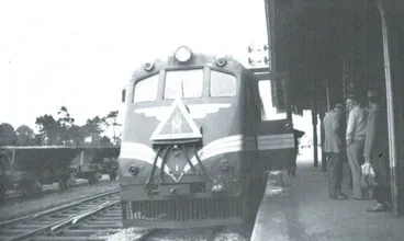 Image: 1959 Special Railcar Trip by Standard Railcar RM 33 Wanganui - Foxton