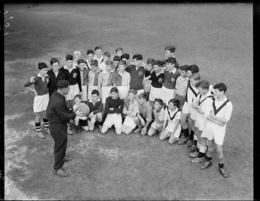 Image: Soccer coaching