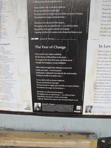 Image: Poetry on Mastertrade Bathrooms, Tuam Street