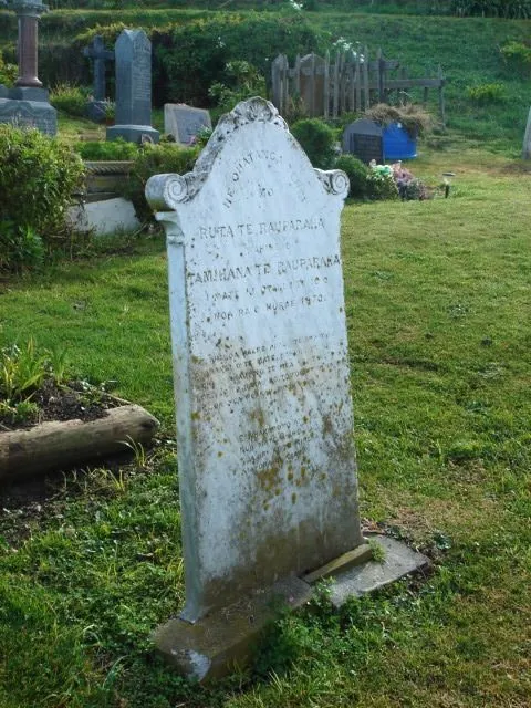 Ruta and Tamihana Te Rauparaha