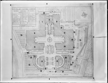 Image: Plan of New Zealand Centennial Exhibition, Wellington
