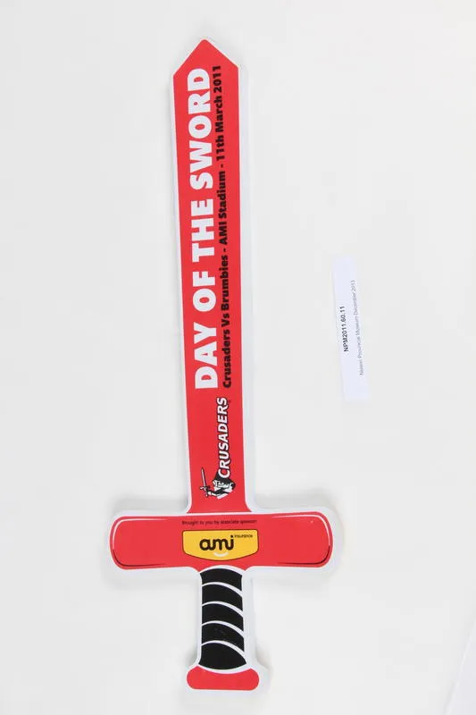Foam sword, Crusaders [Rugby]