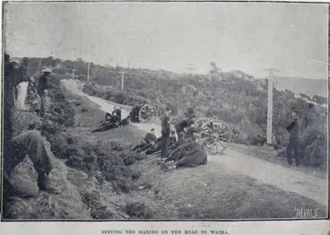 Image: SETTING THE MAXIMS ON THE ROAD TO WAIMA