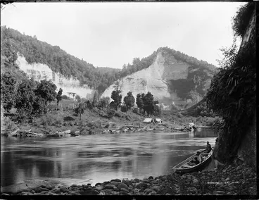 Image: Manganuiateao River, Ruapehu district - Photograph taken by Frank J Denton