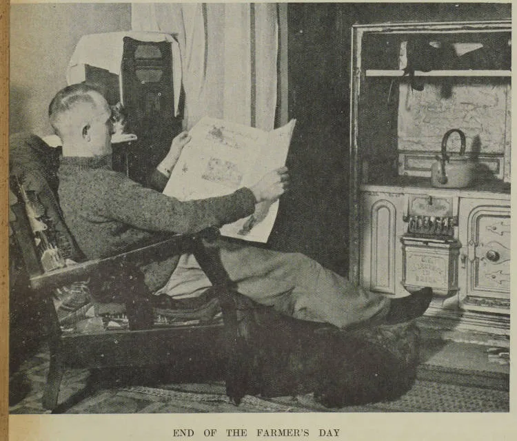 End of the farmer's day