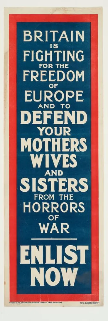 Image: Poster, 'Britain is Fighting for the Freedom'