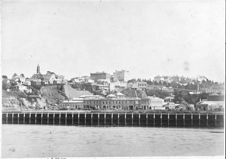 Point Britomart from the Waitematā Harbour