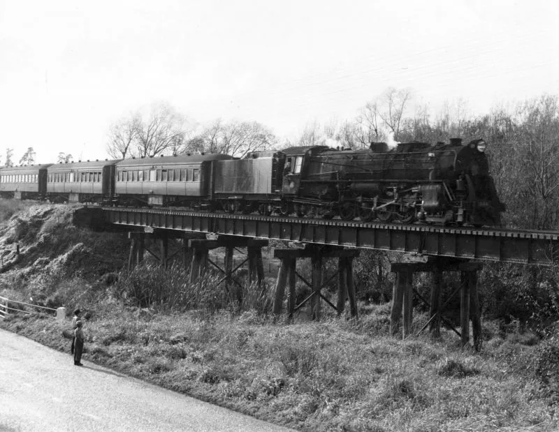 Napier-Wellington Passenger Train 1956