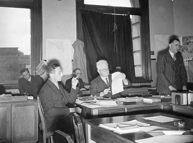 Eric McCormick and Joe Heenan at work