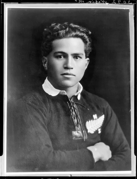 Mr Nepia, member of the All Blacks, New Zealand representative rugby union team