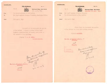 Image: Princess Elizabeth's birthday, 1943