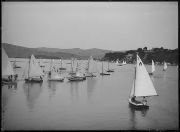 Image: Sail boats, Porirua Harbour, Wellington region