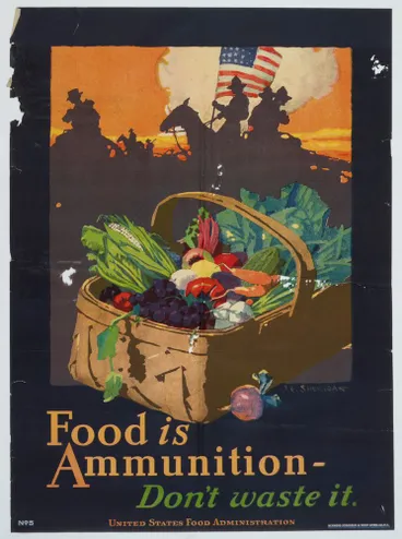 Image: Poster, 'Food is Ammunition'