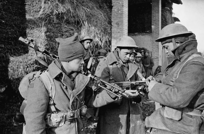 Members of the Maori Battalion, Faenza, Italy