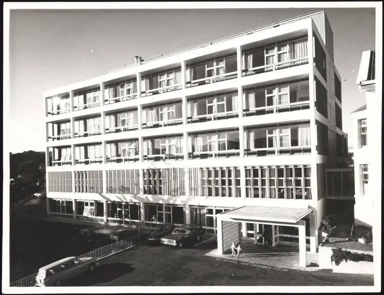 The exterior of St Helens Maternity Hospital, Wellington