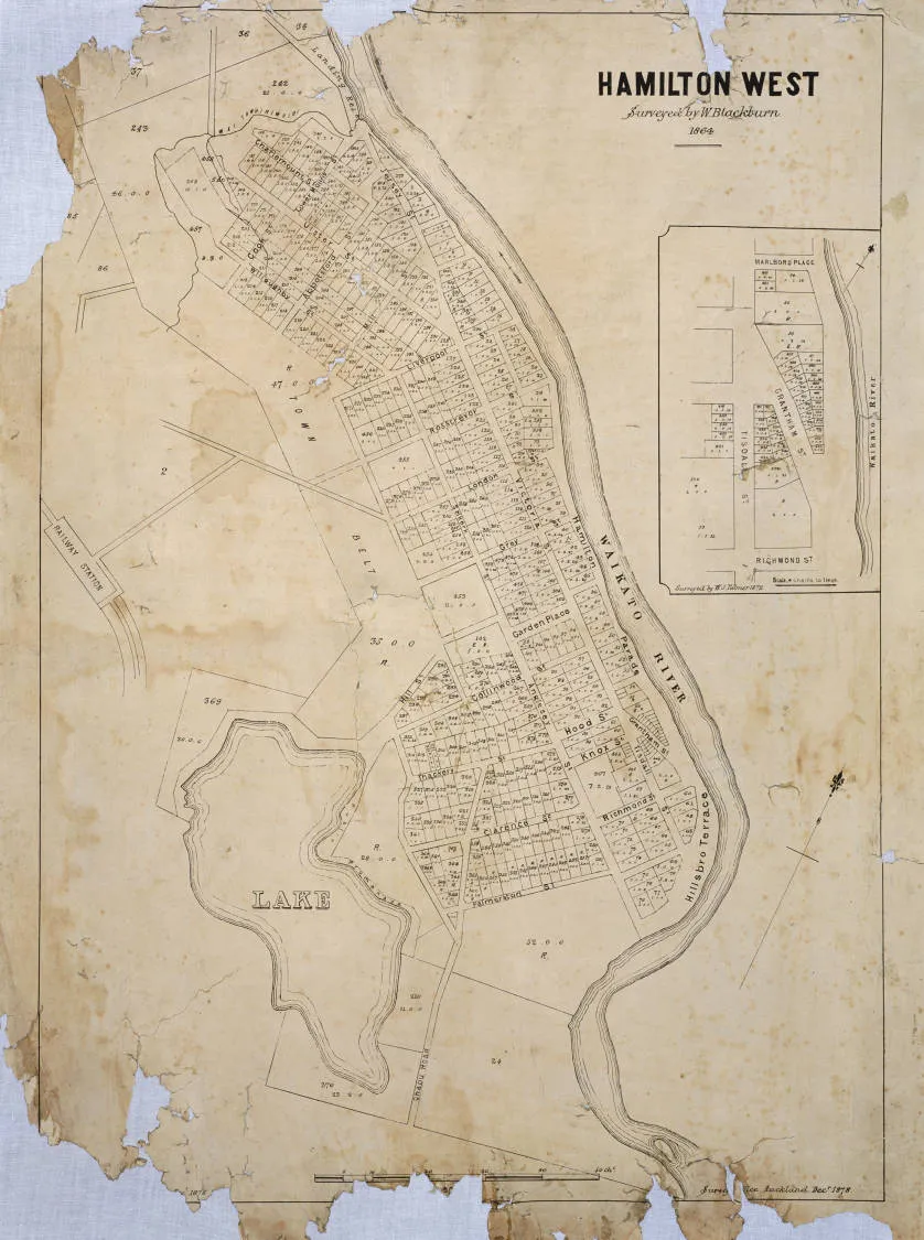 Hamilton West, surveyed by W. Blackburn.