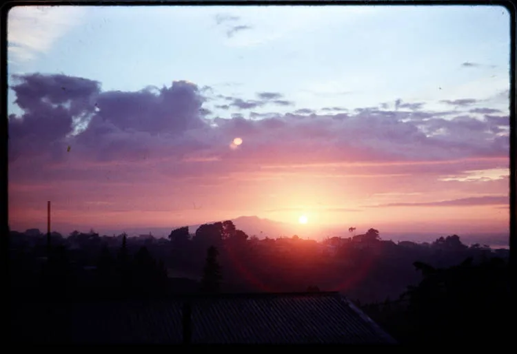 Sunrise over Rangitoto, 1960