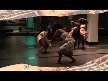 Movement of Masi: barkcloth, recording, story and memory Image: Movement of Masi: barkcloth, recording, story and memory