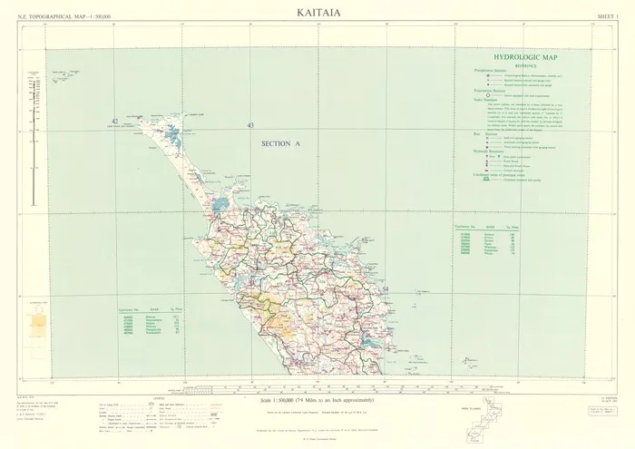 Hydrological map : [New Zealand].