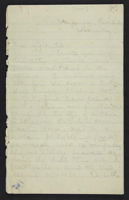 Beauchamp, Lady Anne Burnell (Dyer) 1864-1918 : Letter from Kathleen Beauchamp