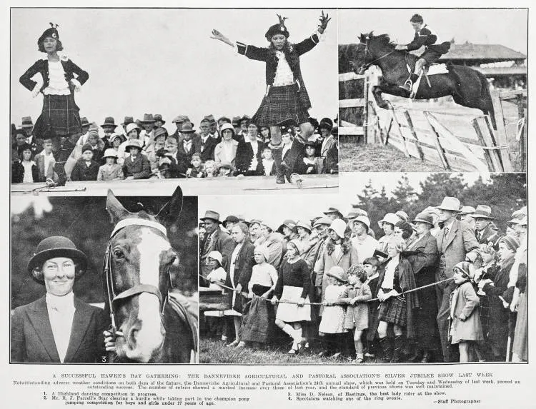 A successful Hawke's Bay gathering: the Dannevirke Agricultural and Pastoral Association's silver jubilee show last week