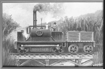 Image: First steam engine built in New Zealand.