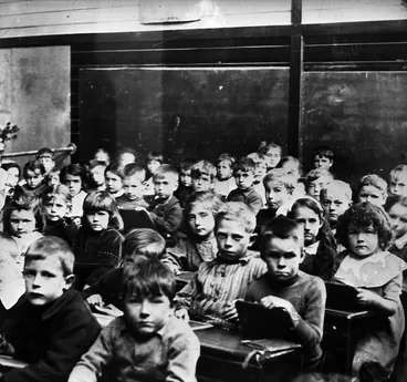 Image: Classroom of school children