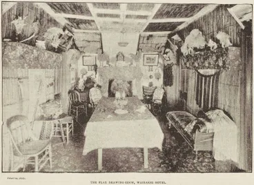 Image: The Flax Drawing-Room, Wairakei Hotel