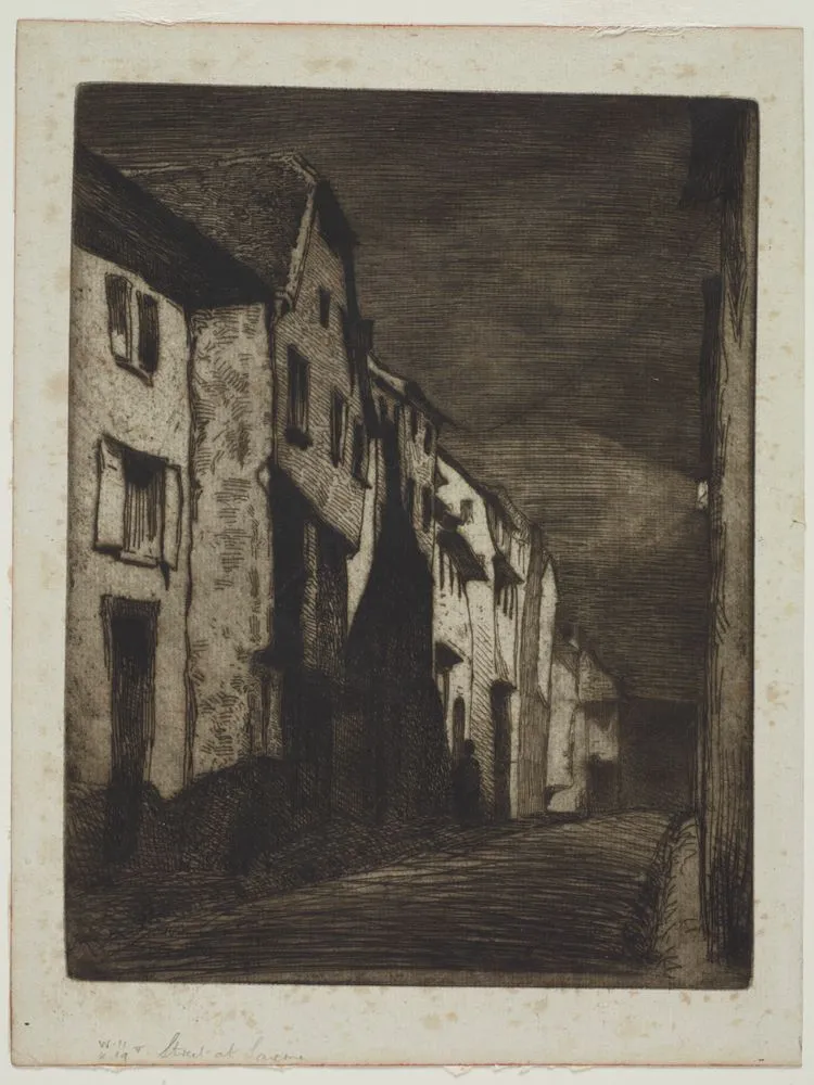 Street at Saverne. From The French set.