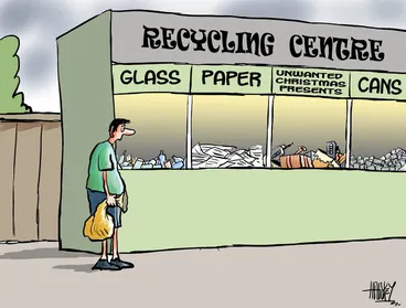 Image: Hawkey, Allan Charles, 1941- :Recycling centre ... 29 December 2011