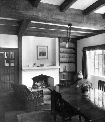 Image: The dining room, "Woodhill", Chatsworth Road, Silverstream, Upper Hutt.