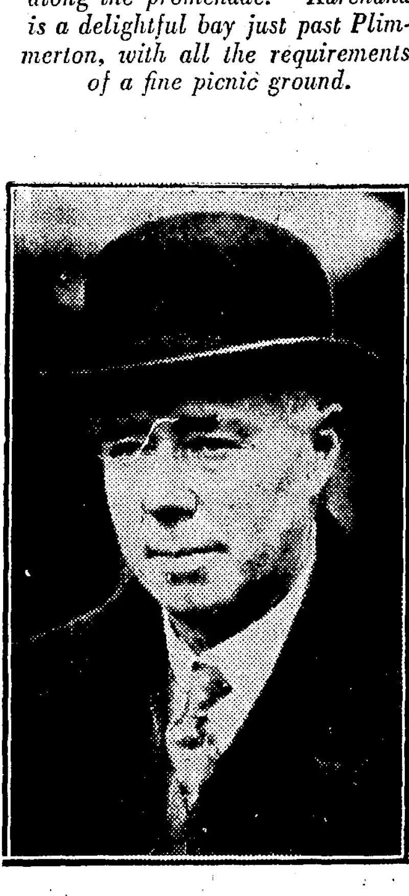 Evening Post"l"l Photo. REUNION AFTER FIFTY YEARS.—Passengers who arrived at Wellington in 1883 on the New Zealand Shipping Company's steamer British. King, the first passenger steamer in the New Zealand trade. The vessel brought 424 passengers to Wellington on that occasion, and those in the photograph are a majority of the survivors, who assembled at the Farmers' Institute last Friday to celebrate the fiftieth anniversary of their arrival at Port Nicholson. Mr. J. H. Helliwell, who presided, is second from the left in the back row. "Evening Post" Photo. KAREHANA BAY.—Many holiday-makers spent yesterday's sunny hours in bathing at Kareharia Bay, and bashing in the heat radiated by the recently-completed sea-wall along the promenade. Karehana is a delightful bay just past Plimmerlon, with all the requirements of a fine picnic ground. "Sport and General" Photo. SIR FRANCIS LINDLEY, who has been Ambassador Extraordin,' ary and Plenipotentiary to Japan since 1931. (Evening Post, 27 December 1933)