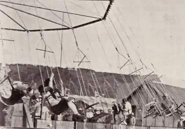 Image: New Zealand & South Seas Exhibition - Amusement Park Merry Mix-Up ride, 1925-6