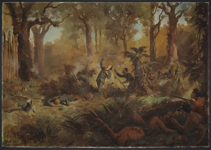 Watkins, Kennett 1847-1933 :The death of von Tempsky / K Watkins. 1893