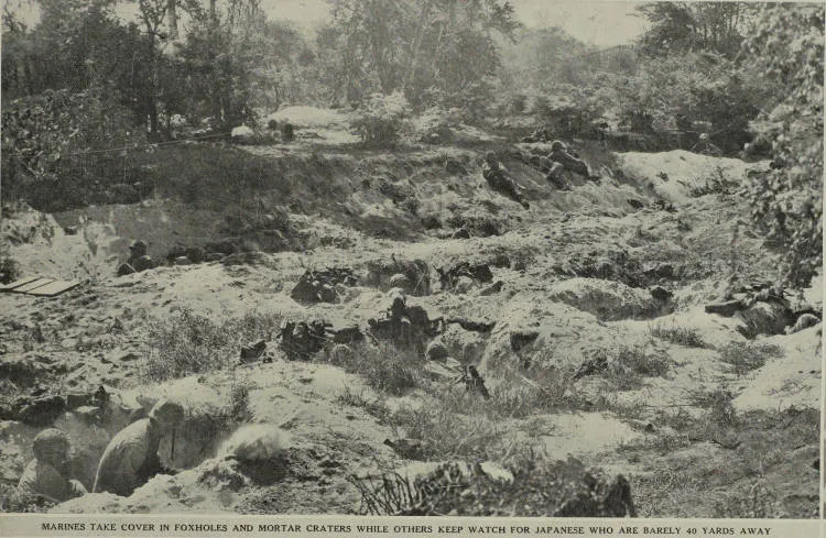 The American invasion of Saipan