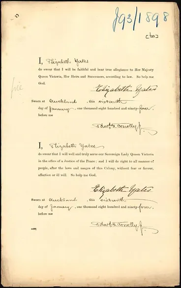 Elizabeth Yates elected Mayor of Onehunga Image: Elizabeth Yates elected Mayor of Onehunga