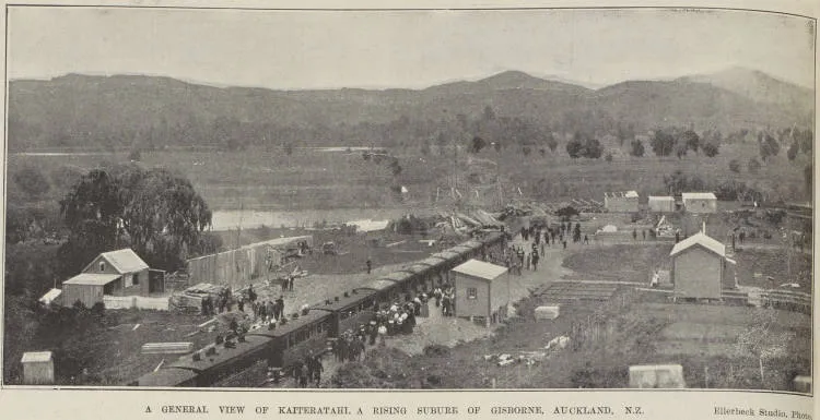 A general view of Kaiteratahi, a rising suburb of Gisborne, Auckland, N.Z.