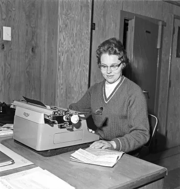 Image: Insurance Office, Woman