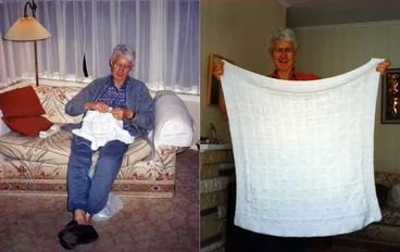 Image: Knitting for the baby, 1994